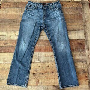 Ariat FR Low Rise M4 Boot Jeans 35x34 Made In Mexico 100% Cotton